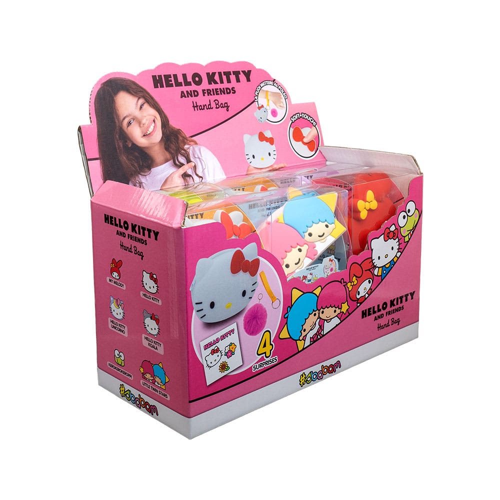 Hello Kitty Wristlet Hand Bag Display 12 Count