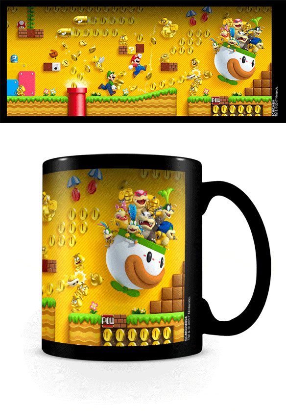 Super Mario Bros Gold Coin Rush Heat Changing Mug