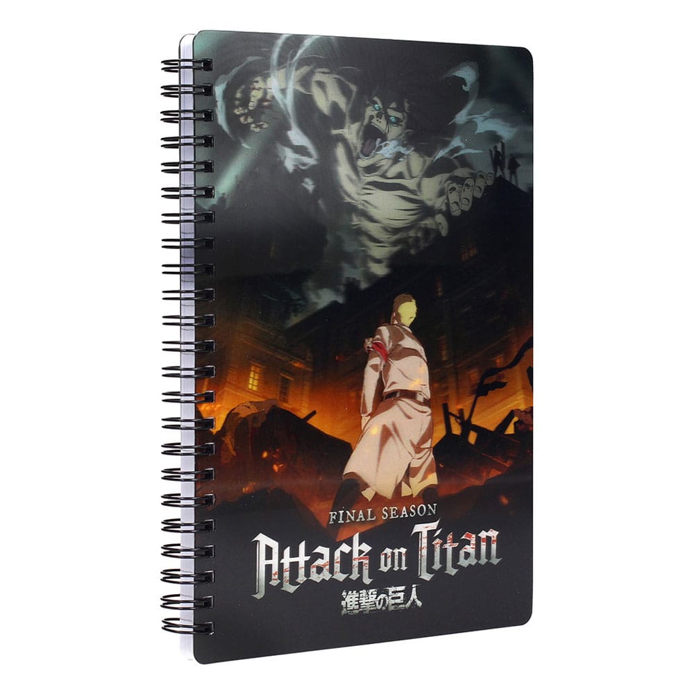 Attack on Titan Titan Notebook with 3D Effect