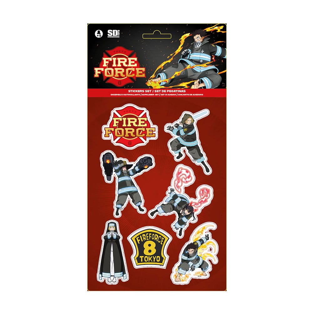 Fire Force Deluxe Sticker Set Fire Force