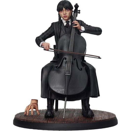 Official Wednesday Addams Wednesday With Cello Figure