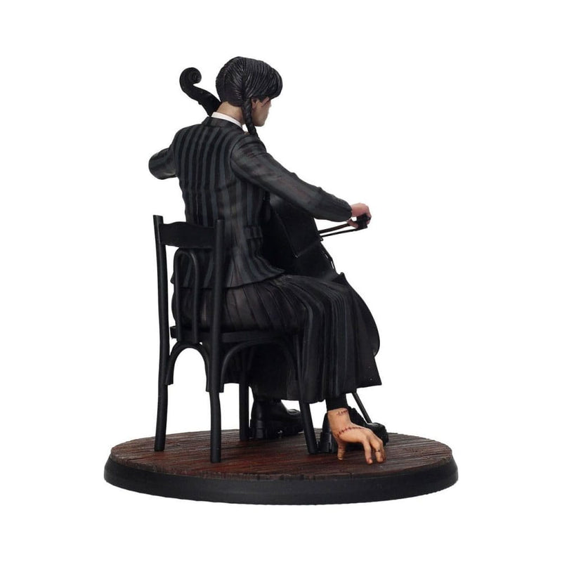 Official Wednesday Addams Wednesday With Cello Figure, side angle