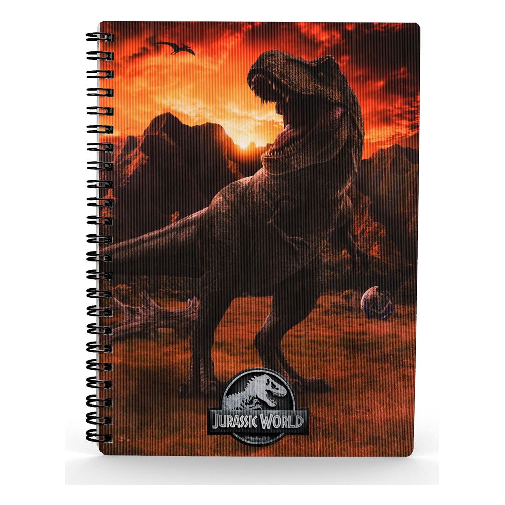 Jurassic World Into the Wild Notebook with 3D Effect