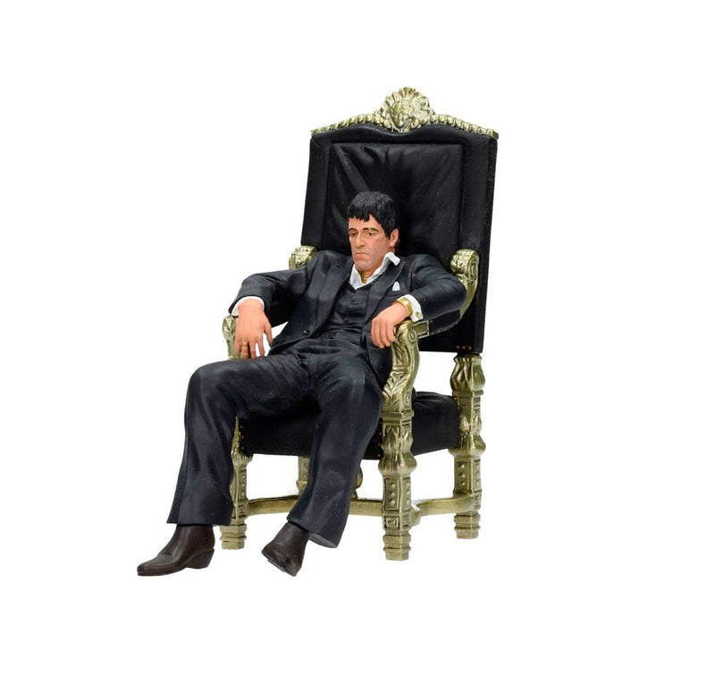 Scarface Tony Montana Sitting 7" Figure, side angle