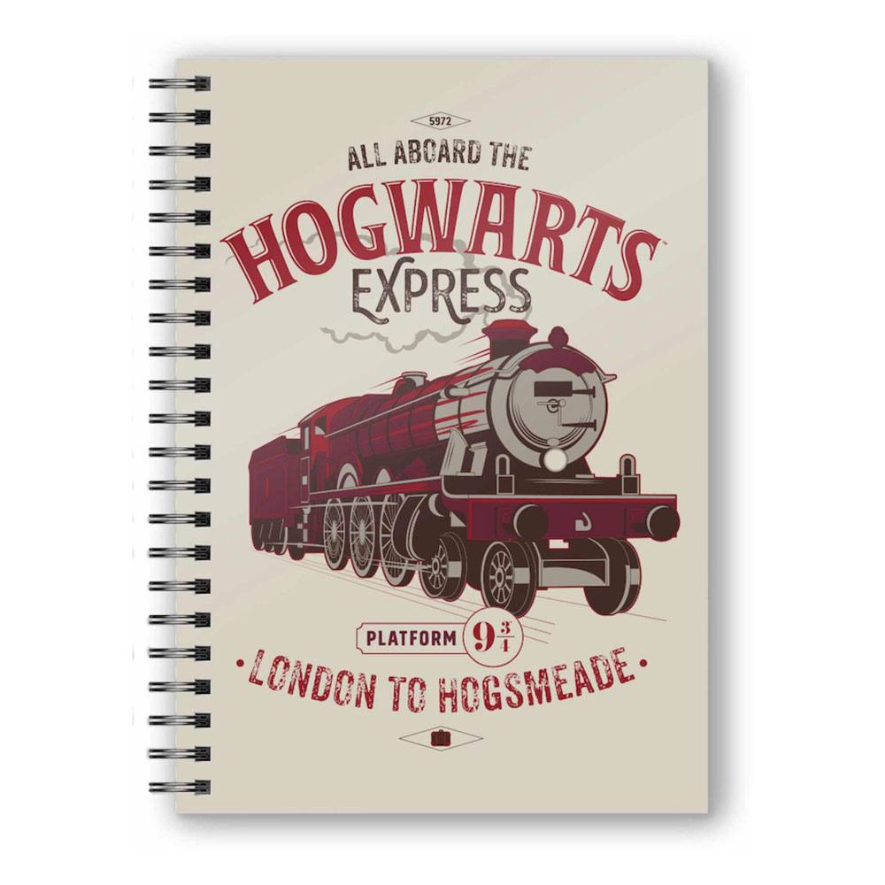 Harry Potter All Aboard the Hogwarts Express Notebook with 3D Effect