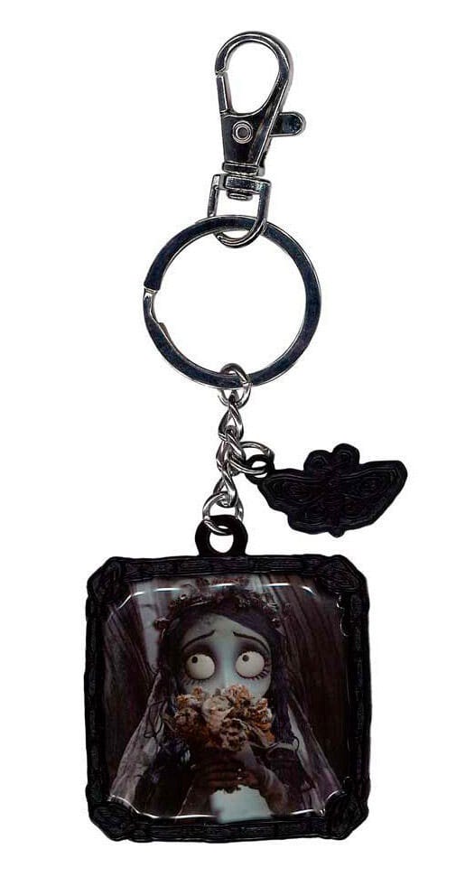 Corpse Bride Flowers Corpse Bride Metal Keychain