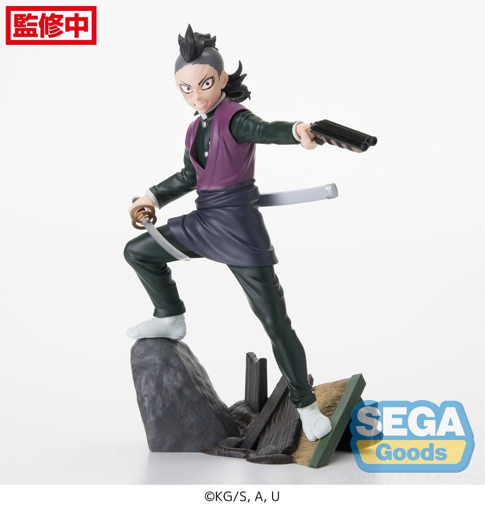 Demon Slayer Genya Shinazugawa Swordsmith Village Arc Xross Link Anime PVC Statue