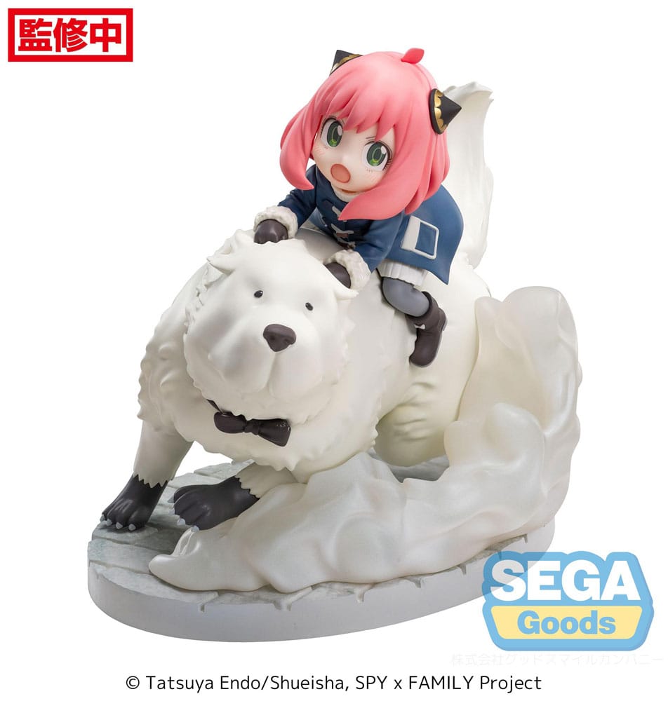 Sega Anya Forger and Bond Forger Spy x Family Luminasta PVC Statue Mission Extend 16cm
