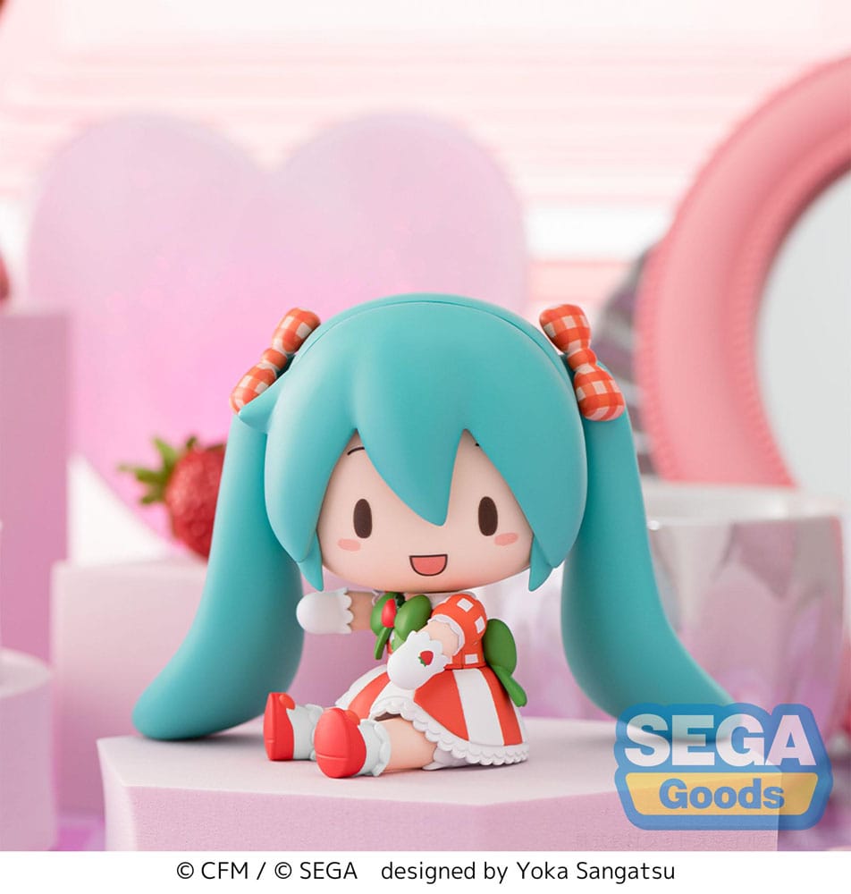 Vocaloid Fuwa Petit Hatsune Miku Lovely Strawberry Chibi Figure