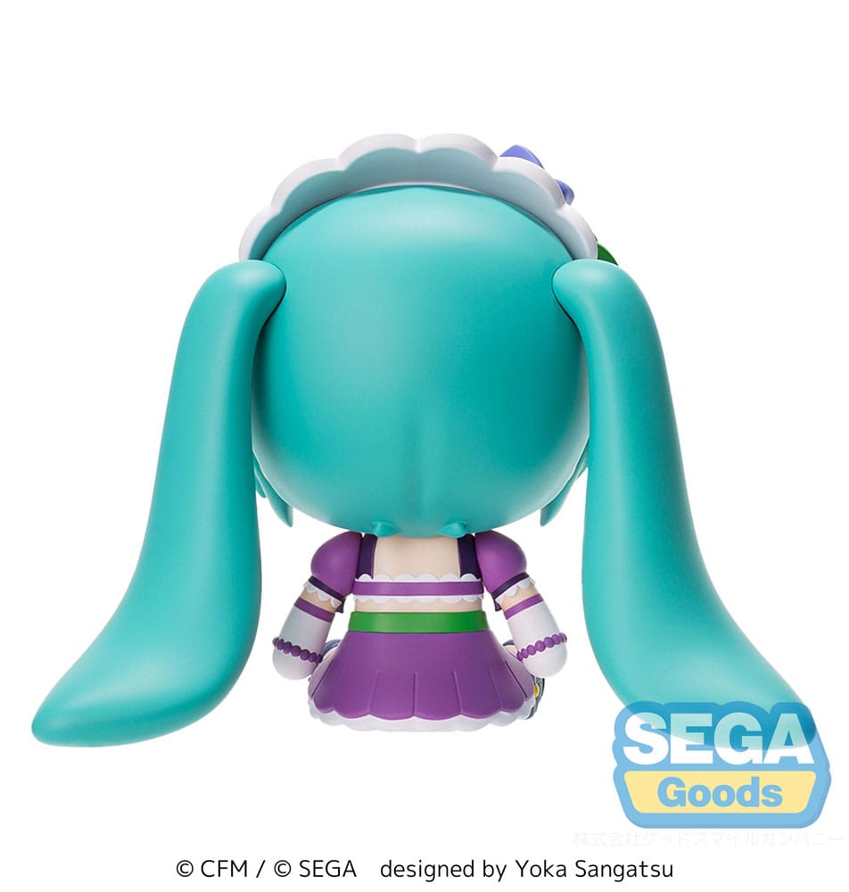 Vocaloid Fuwa Petit Hatsune Miku Sparkly Purple Chibi Figure