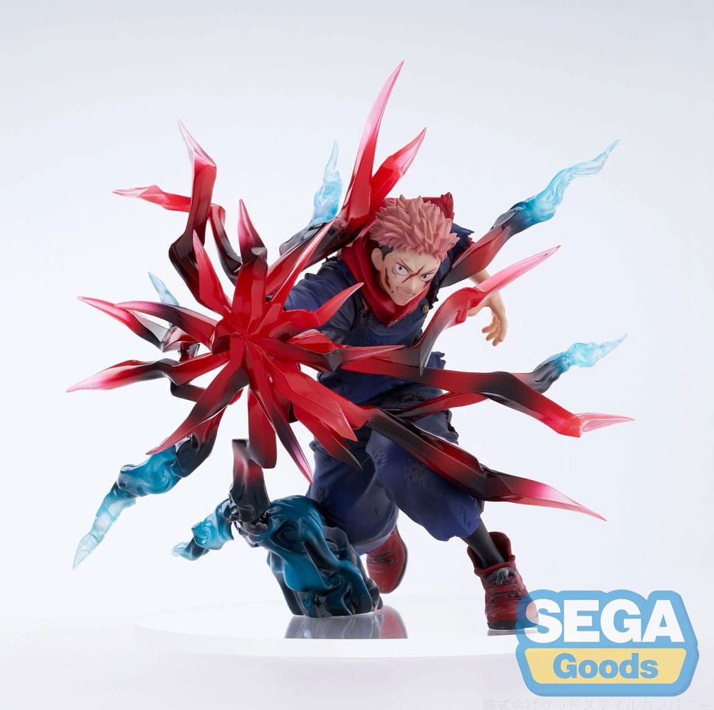 Sega Yuji Itadori Jujutsu Kaisen Luminasta PVC Statue Black Flash 16cm