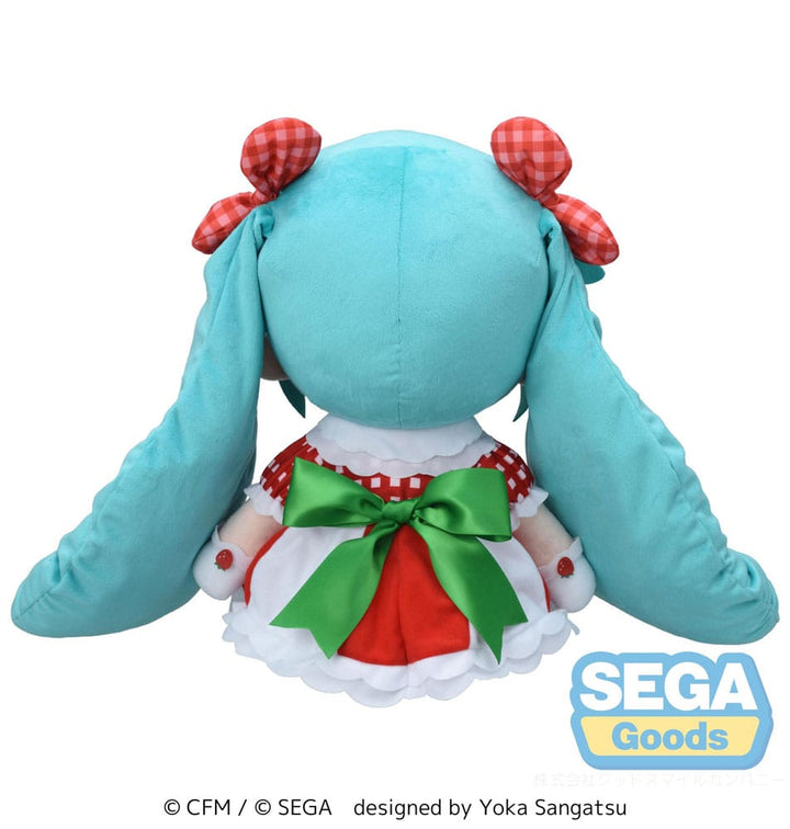 Hatsune Miku Fuwa Petit Plush Hatsune Miku x Love and Berry Dress Up and Dance! Lovely Strawberry