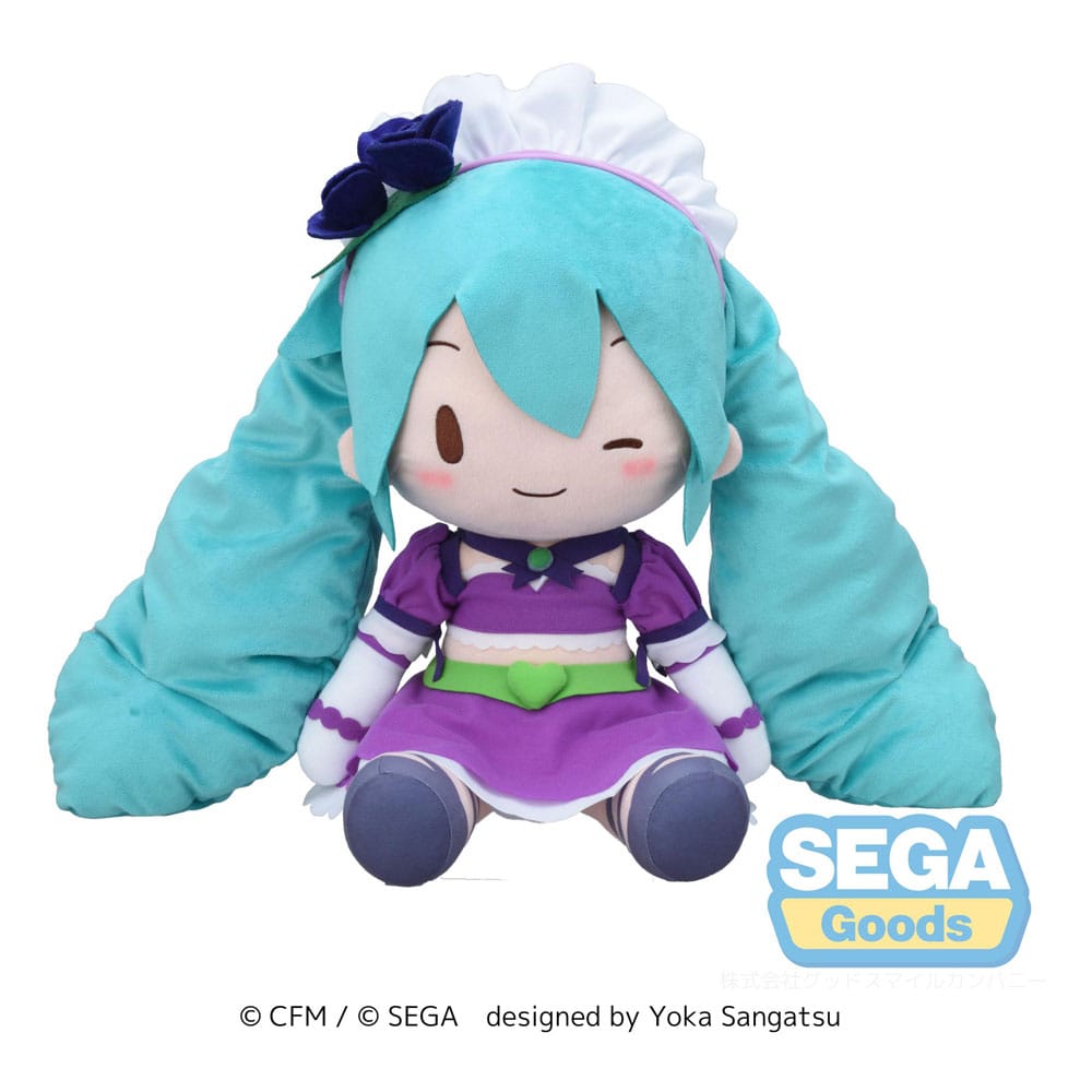 Hatsune Miku Fuwa Petit Plush Hatsune Miku x Love and Berry Dress Up and Dance! Sparkly Purple