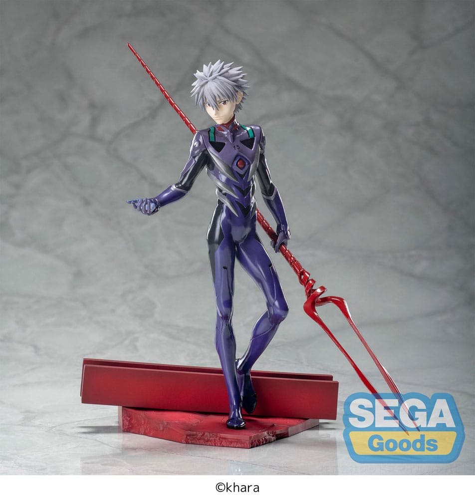 Rebuild of Evangelion Luminasta Kaworu Nagisa x Spear of Longinus Figure