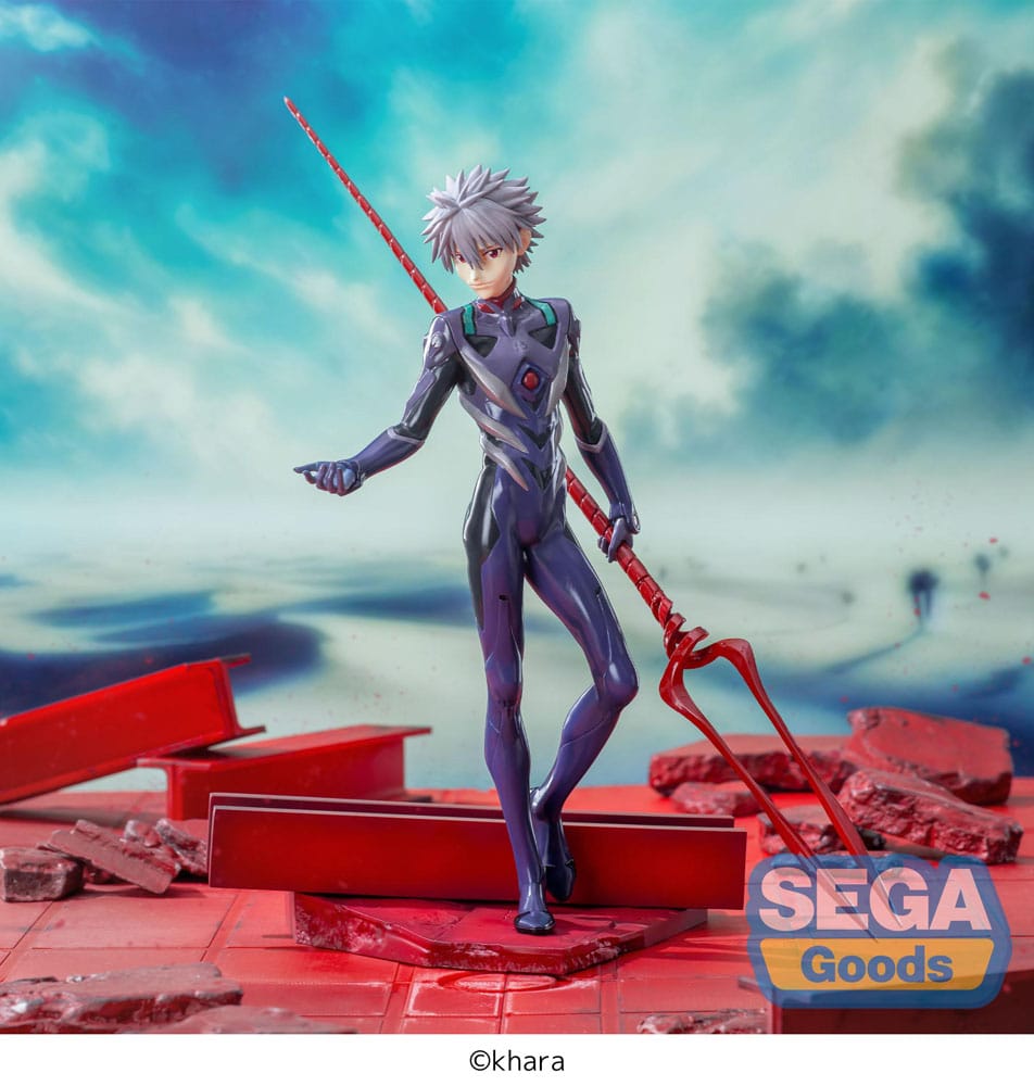 Rebuild of Evangelion Luminasta Kaworu Nagisa x Spear of Longinus Figure