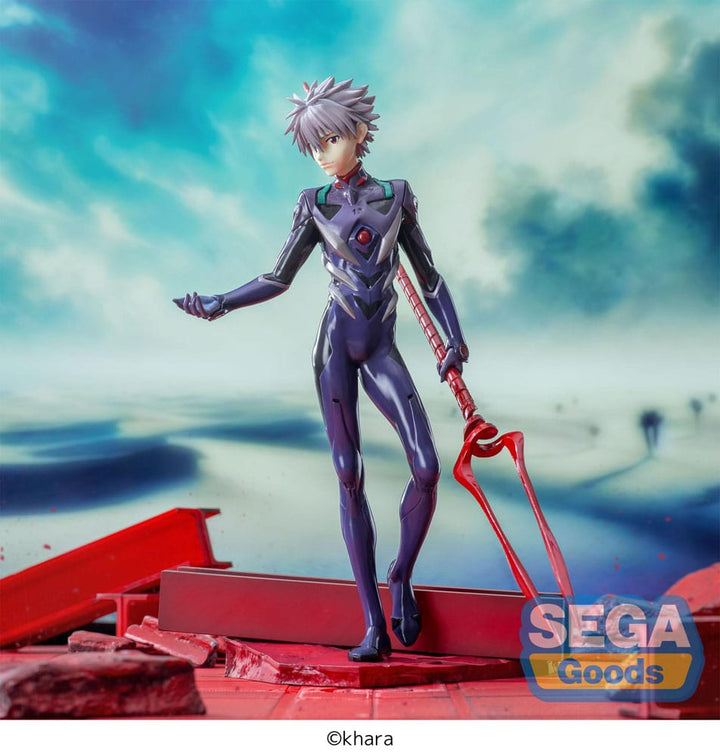 Rebuild of Evangelion Luminasta Kaworu Nagisa x Spear of Longinus Figure