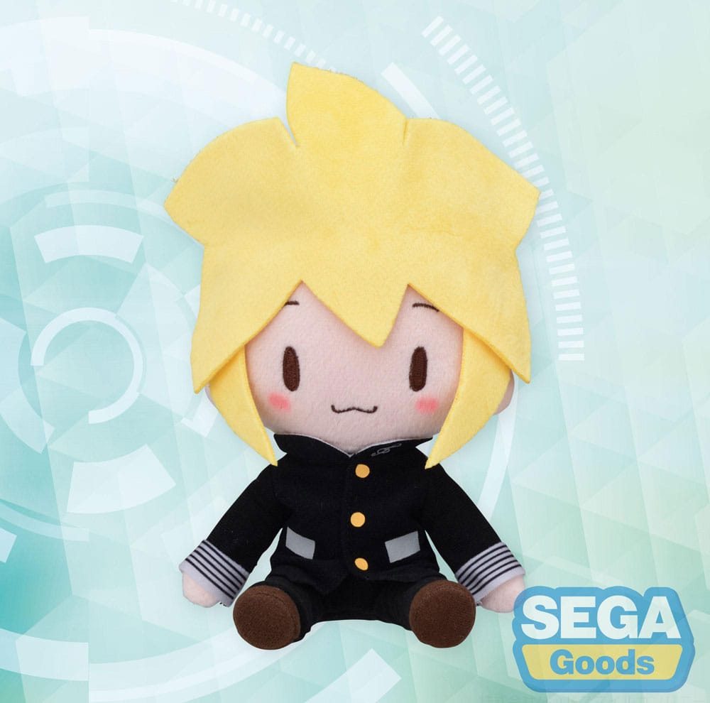 Sega Kagamine Len Character Vocal Series 02 Fuwa Petit Mini Plush Figure Uniform Ver EX 16cm