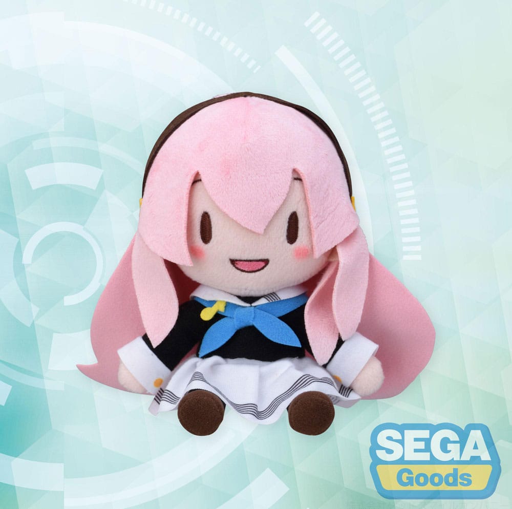 Sega Megurine Luka Character Vocal Series 02 Fuwa Petit Mini Plush Figure Uniform Ver EX 16cm