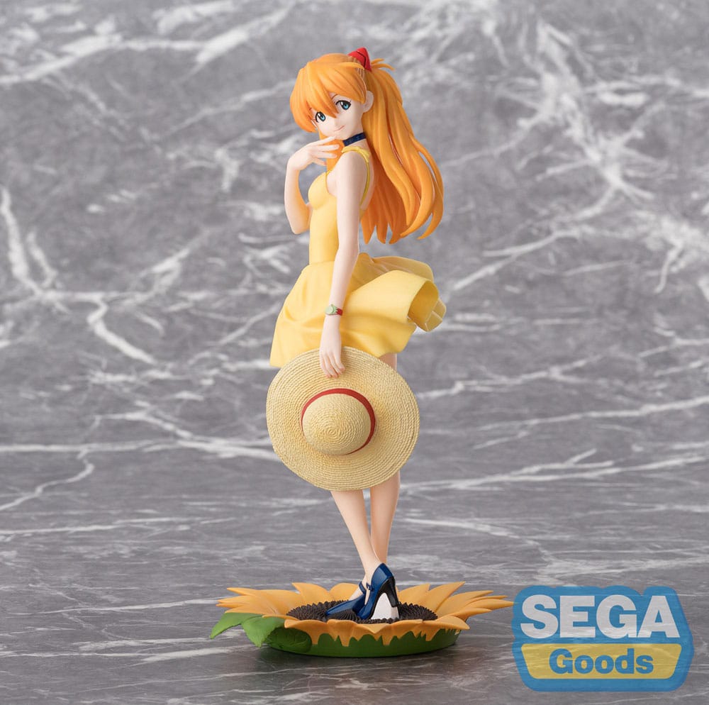 Sega Asuka Rebuild of Evangelion Luminasta PVC Statue Summer Dress Ver 2 24cm