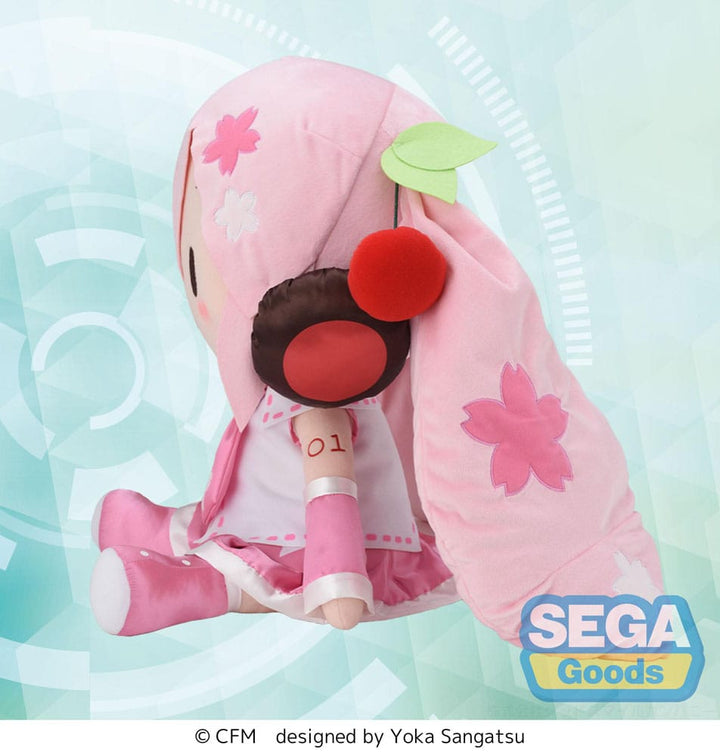 Crypton Hatsune Miku Sakura Miku Fuwa Petit Plush Figure Jumbo 50 cm