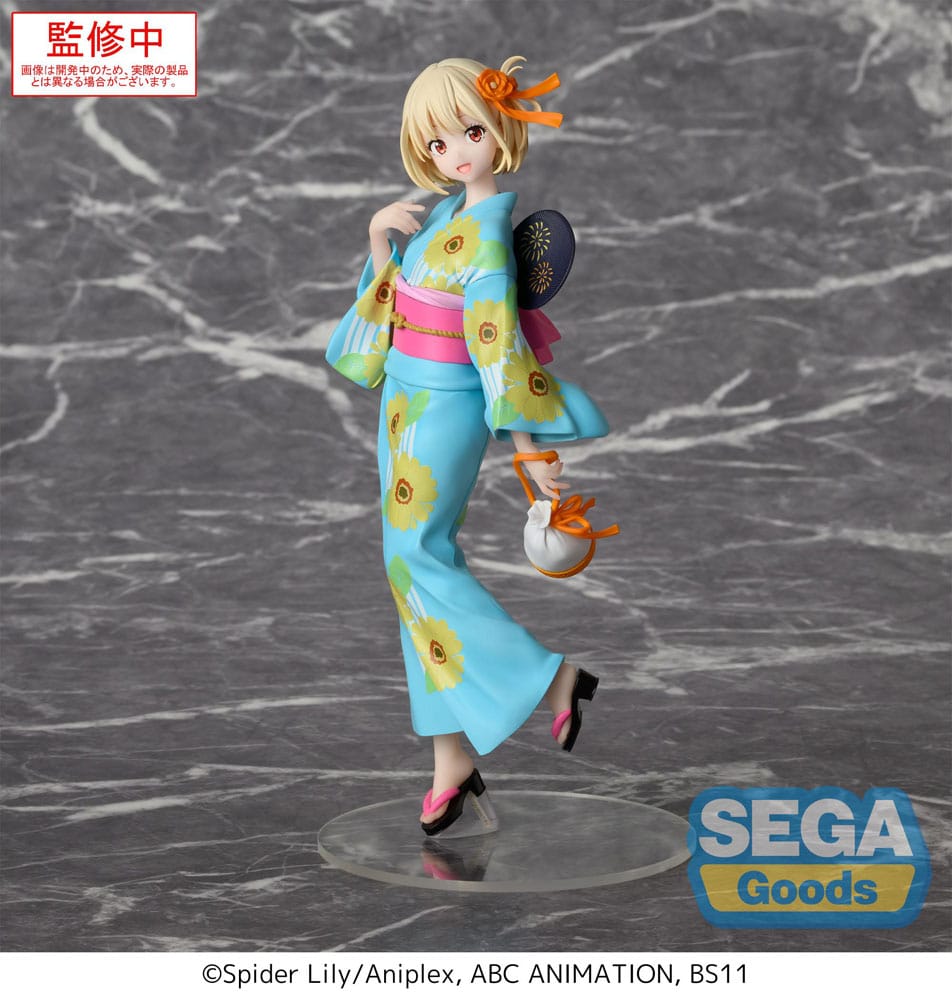 Sega Chisato Nishikigi Lycoris Recoil Luminasta PVC Statue Festival in Yukata 19cm