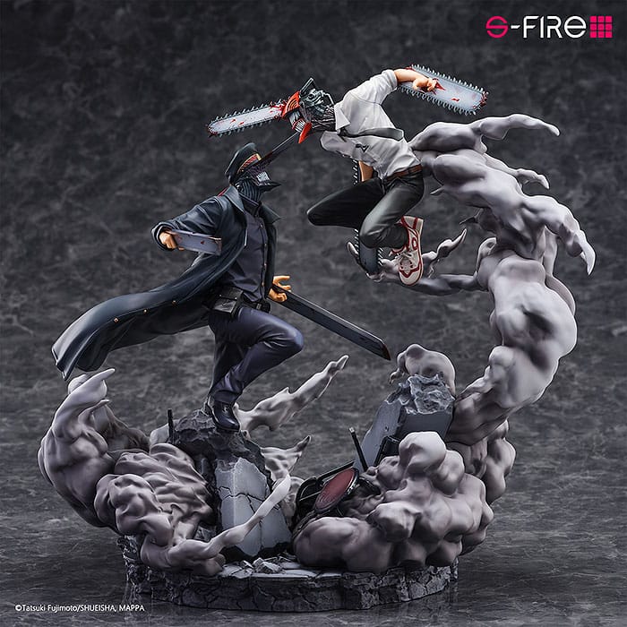 Chainsaw Man Versus Samurai Sword 10" Scale Super Situation Action Figure