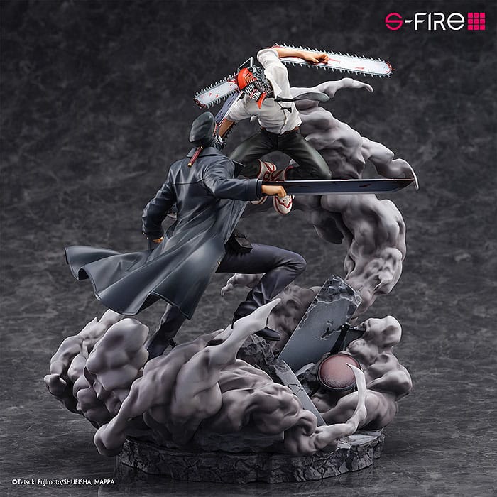 Chainsaw Man Versus Samurai Sword 10" Scale Super Situation Action Figure