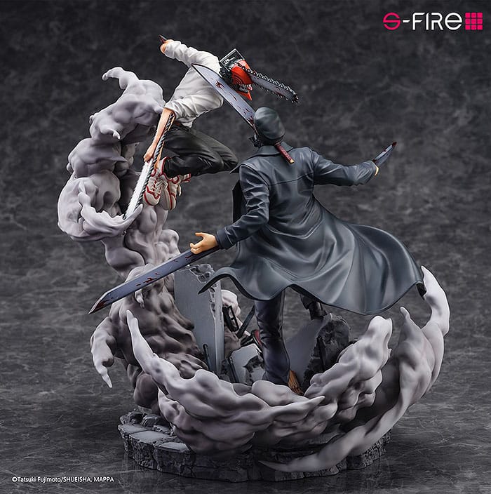 Chainsaw Man Versus Samurai Sword 10" Scale Super Situation Action Figure