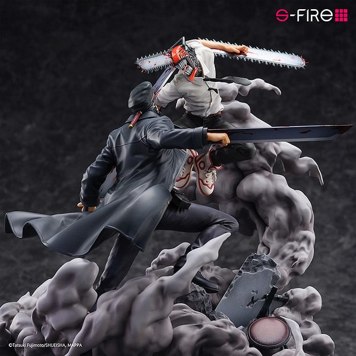 Chainsaw Man Versus Samurai Sword 10" Scale Super Situation Action Figure