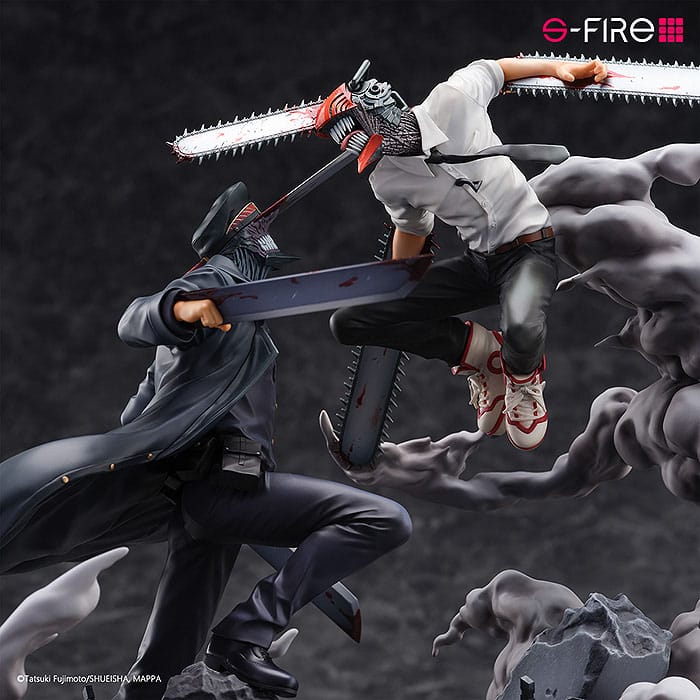 Chainsaw Man Versus Samurai Sword 10" Scale Super Situation Action Figure