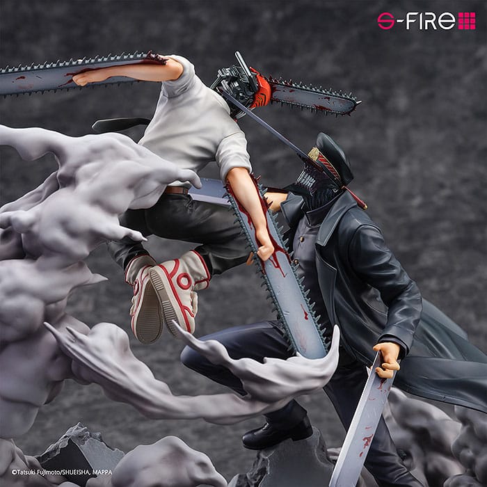 Chainsaw Man Versus Samurai Sword 10" Scale Super Situation Action Figure
