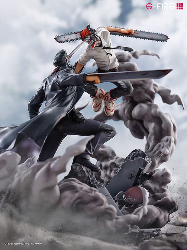 Chainsaw Man Versus Samurai Sword 10" Scale Super Situation Action Figure