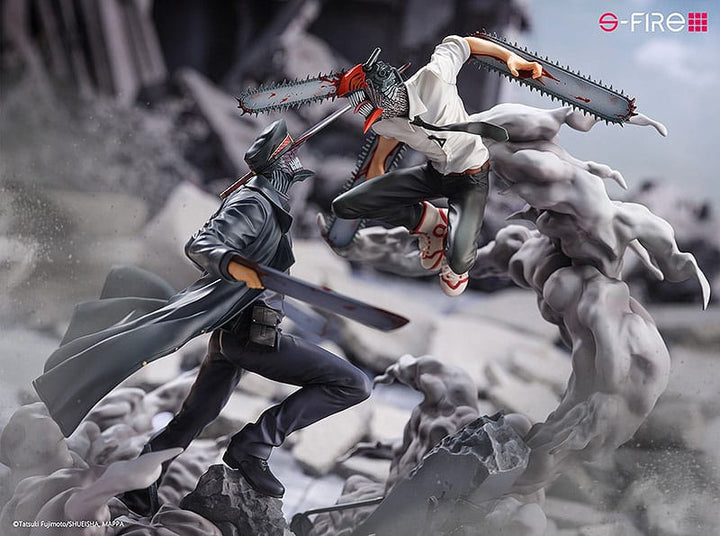 Chainsaw Man Versus Samurai Sword 10" Scale Super Situation Action Figure
