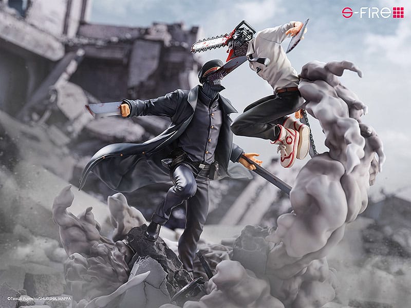 Chainsaw Man Versus Samurai Sword 10" Scale Super Situation Action Figure