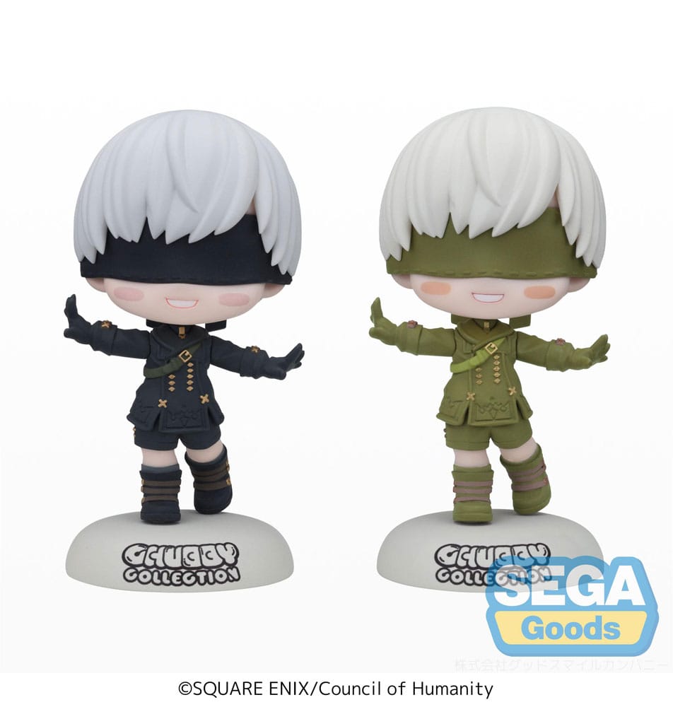 NieR Automata Chubby Collection Petit Figure NieR Automata Ver 1.1a 9S EX PVC Statue 7cm