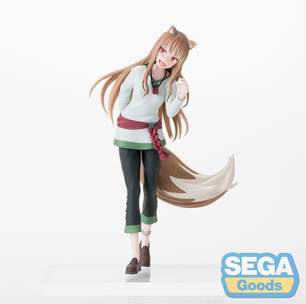Spice and Wolf Holo Merchant Meets the Wise Wolf PVC Statue Desktop Decor 16cm