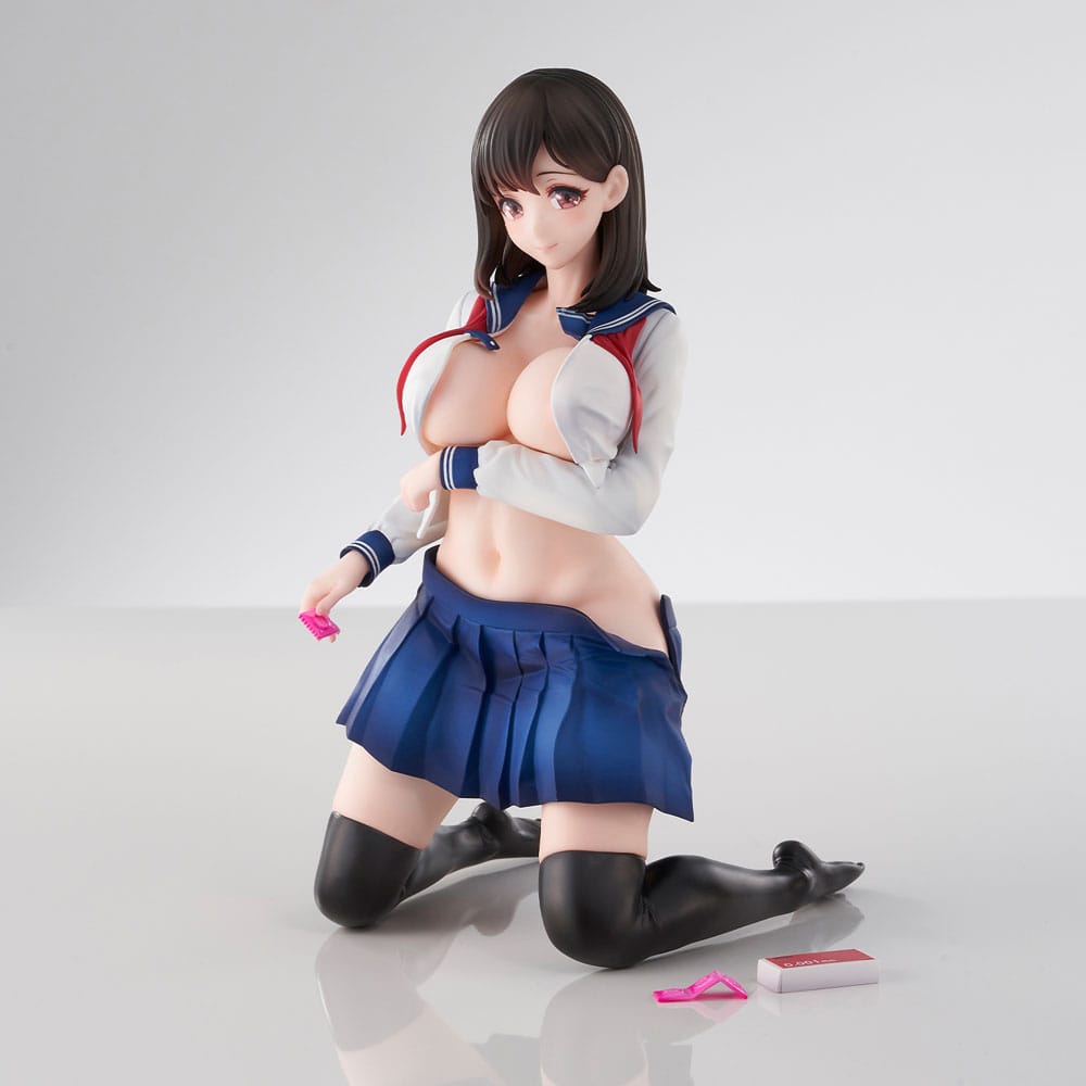 Tomoe Sasamori Aoi Shirasagi Illustration PVC Statue 20cm