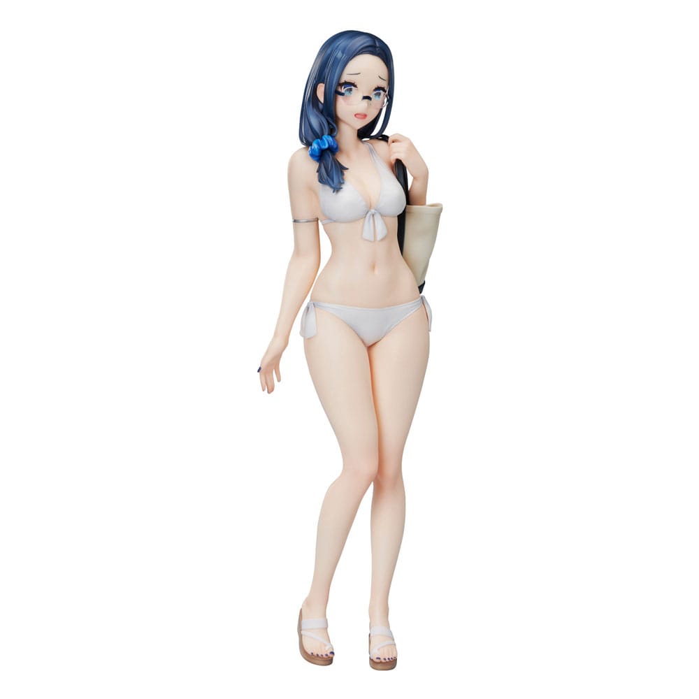 92M Date Chan Myopic Sister Illustration PVC Statue Swimsuit Version 26cm