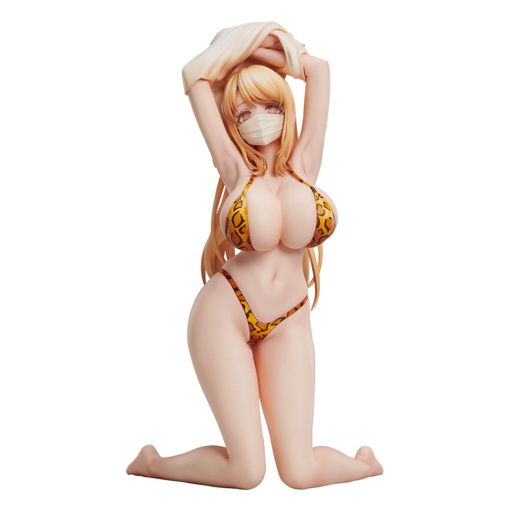 POPQN Leopard Print Swimsuit Illustration PVC Statue 21cm