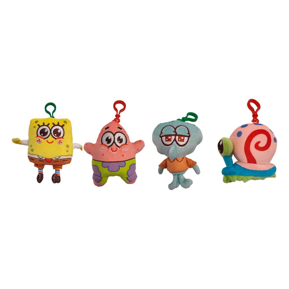 Nickelodeon SpongeBob SquarePants Plush Keychains Residents Assortment 12 Pieces 10cm