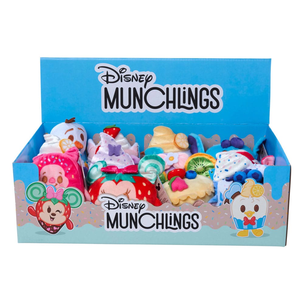 Disney Munchlings Plush Figure Collection Wave 1 and 2 12 Pieces