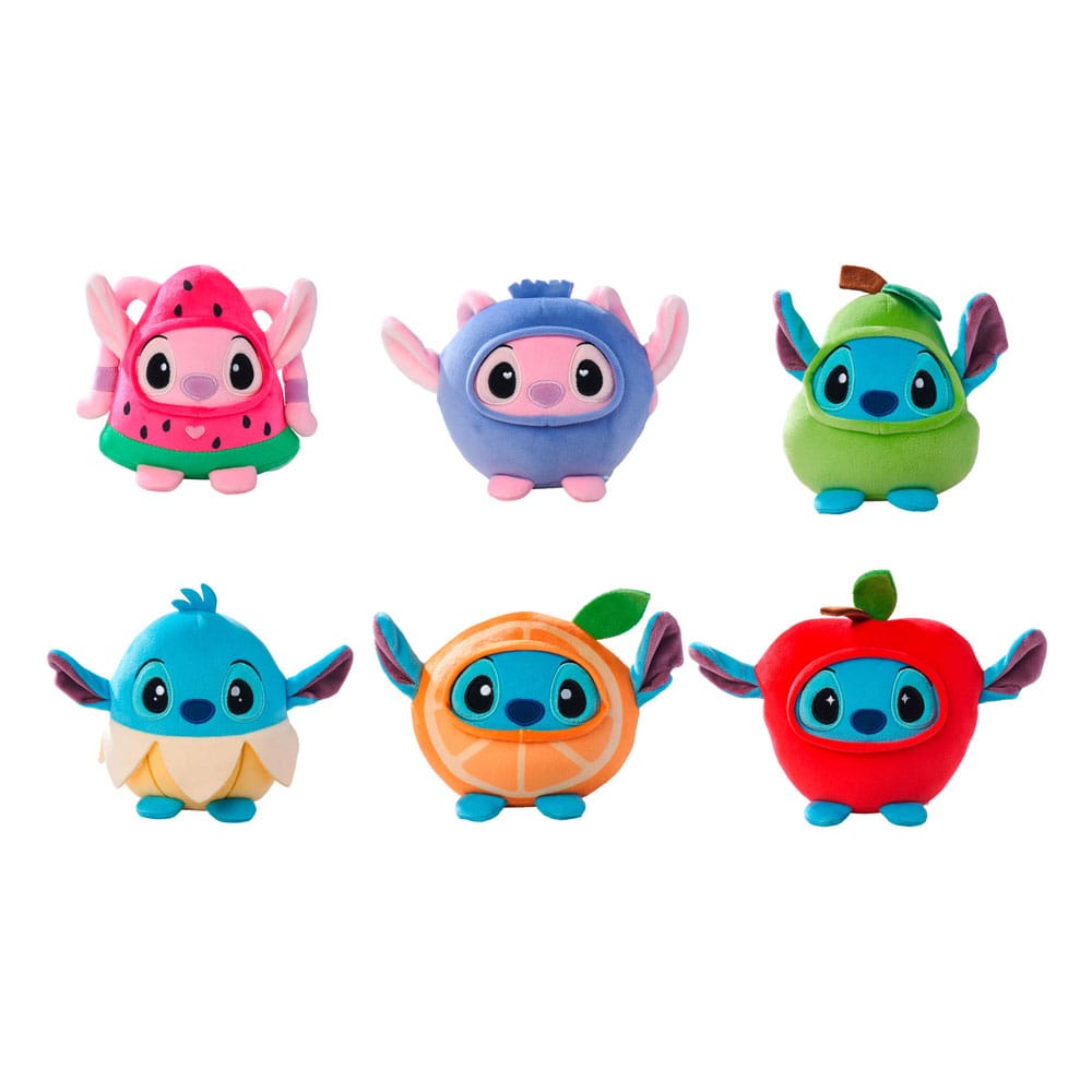 Disney Lilo and Stitch Food Popz Plush Figures Assortment 12 Pieces 12cm