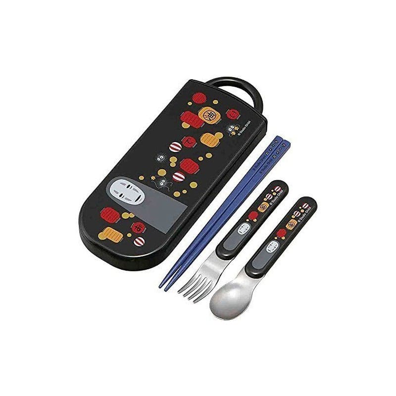 Studio Ghibli No Face Spirited Away Cutlery Set with Lantern Theme