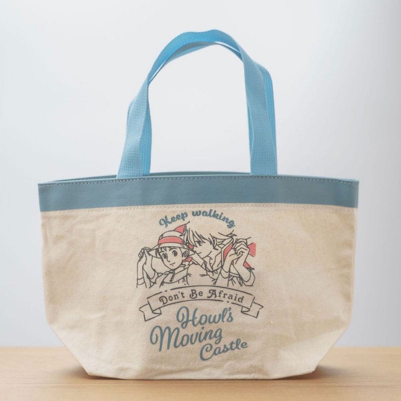 Studio Ghibli Howl Howls Moving Castle Cloth Lunch Bag Dont Be Afraid