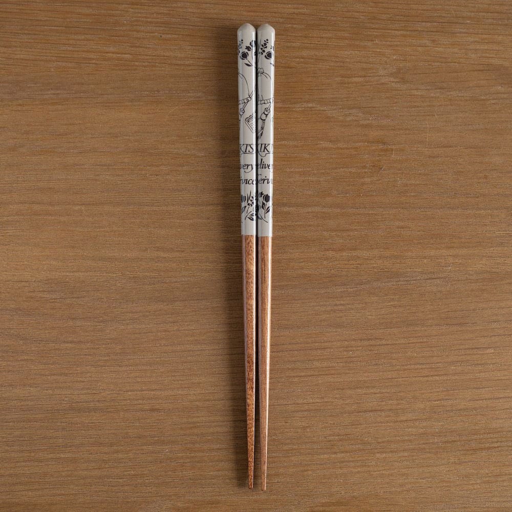 Studio Ghibli Kiki Kikis Delivery Service Chopsticks Lacquered Sketch Brown 21cm