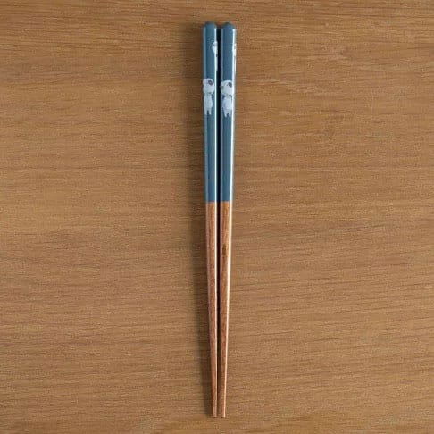 Studio Ghibli Kodama Princess Mononoke Lacquered Chopsticks Sketches Dark Blue 21cm