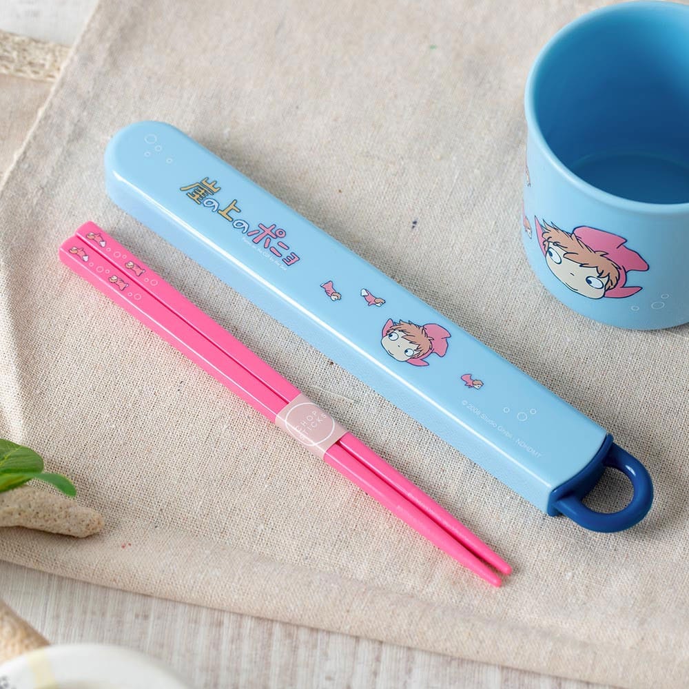 Studio Ghibli Ponyo Ponyo on the Cliff Chopsticks with Box 16cm