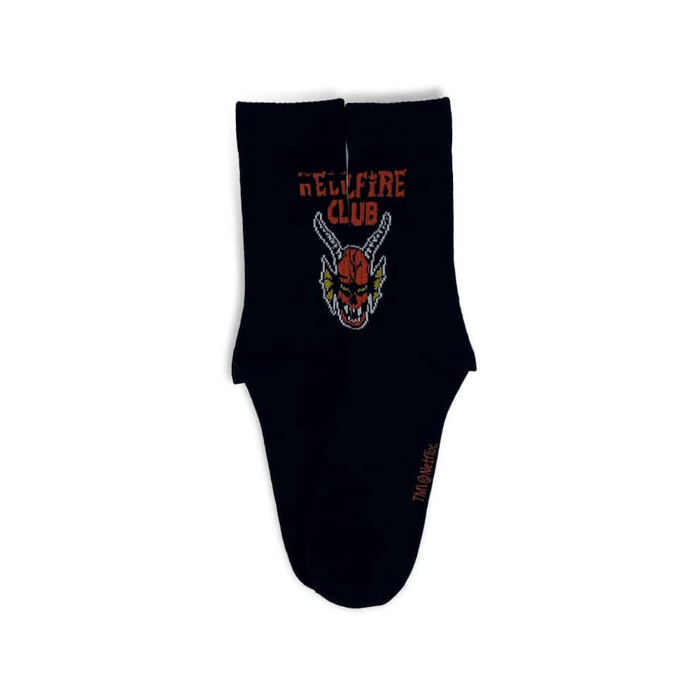 Stranger Things Hellfire Club Socks Size Small