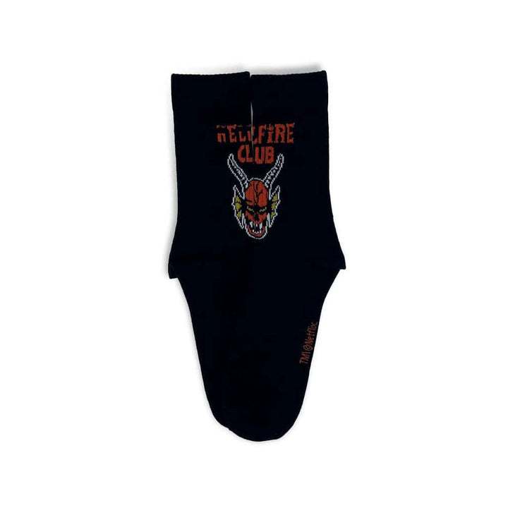 Stranger Things Hellfire Club Socks Size Large