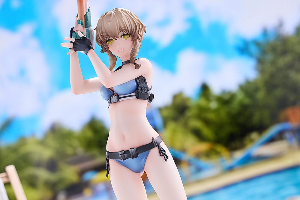 Steins Gate Suzuha Amane PVC Statue Swimsuit Ver 17 Scale 26 cm